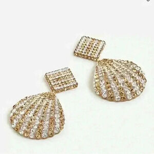 J Crew Acetate Shell and Pave Earrings (coming soon)